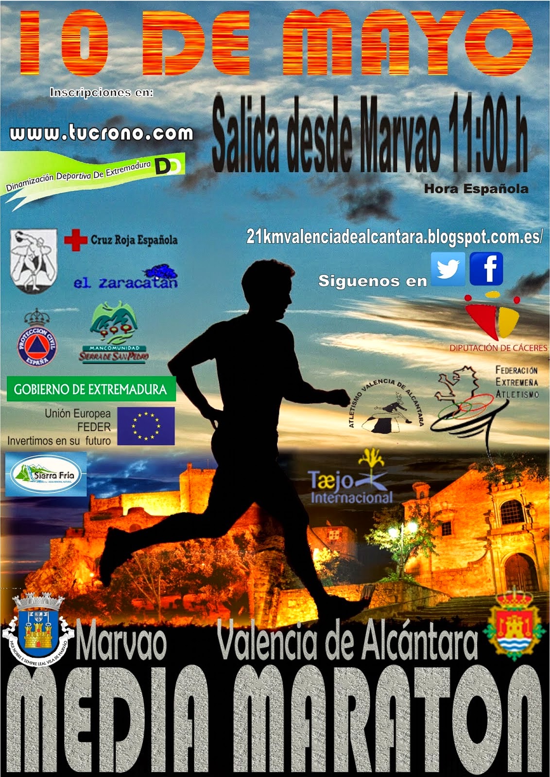 meia maratona marvao valencia alcantara 2015