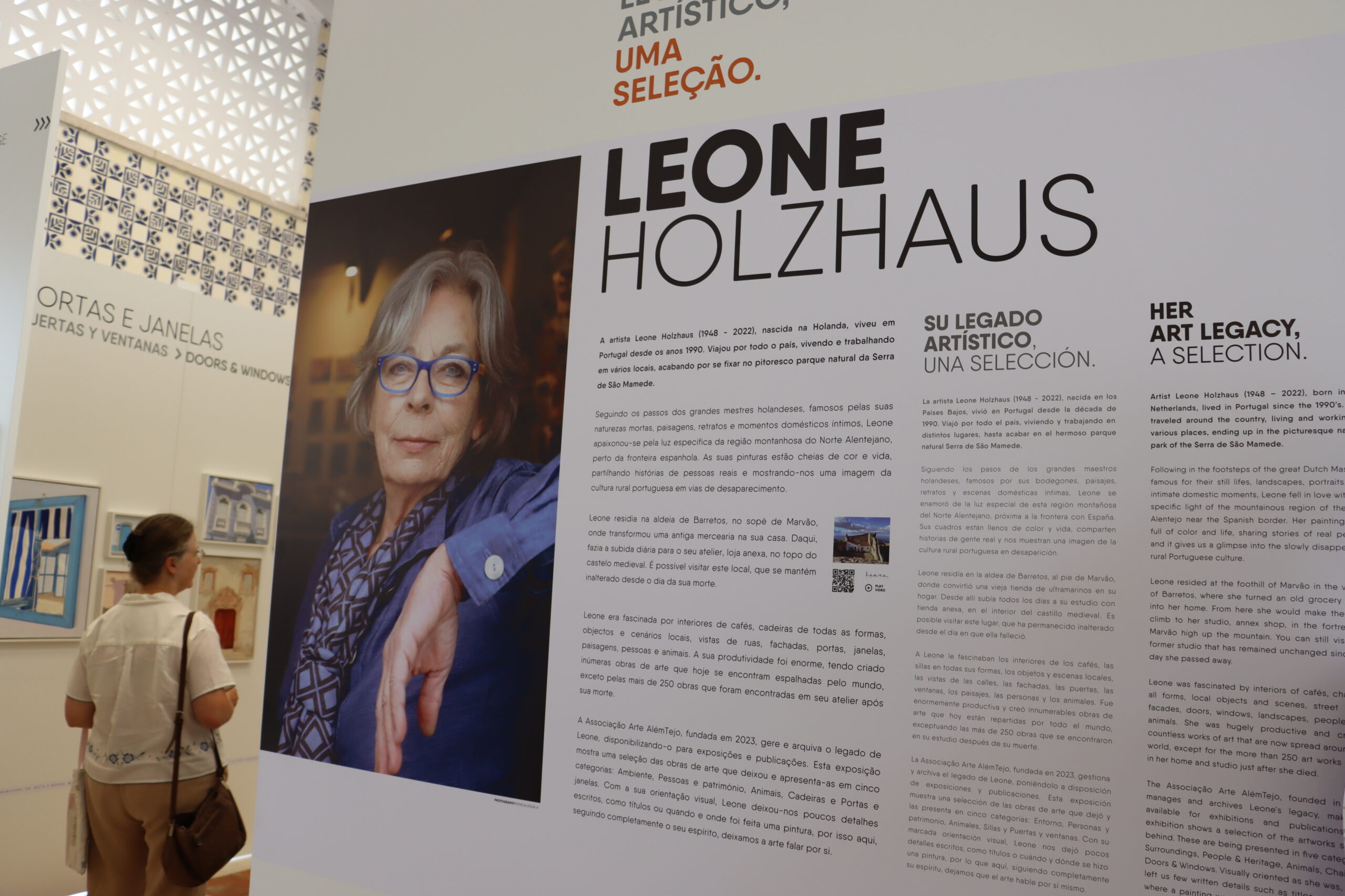 Pinturas que celebram a vida e obra de Leone Holzhaus expostas no CITTI